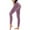 Purple, variant on Kovlvoll Leggings with Pockets for Women Elastic High Waist Slim Fitting Butt Lifting Lightweight Workout Yoga Legging