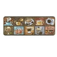 thumbnail image 7 of AUQ Coffee Flannel Kitchen Rug,Kitchen Rugs Mats with Dirty Resistance,Washable,Decorative Kitchen Mat Non-Slip,Kitchen Rugs and Mats 47x17inch, 7 of 7