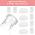 thumbnail image 4 of Reemplazo de piezas de potencia de pecho, 6 pcs válvulas de pato 4 pcs membrana de silicona segura pediendo fugas para la lactancia materna, 4 of 7