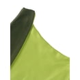 thumbnail image 4 of Franhais Women Bandeau Off-shoulder Tops Contrast Color Sleeveless Tops/ High Waist Long Skirt, 4 of 8