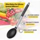 thumbnail image 5 of Set Of 2 Silicone Cooking Spoons, Non Stick Solid Basting Spoon, Heat-Resistant Kitchen Utensils, Mixing, Serving, Draining, Stirring(Black), 5 of 5