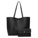 thumbnail image 2 of Bolsos tote Baoblaze de cuero para mujer Hobo Satchel Negro, 2 of 7