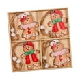 thumbnail image 4 of Adornos navideños colgantes de madera BLESIY 12 estilo B, 4 of 8