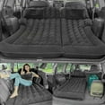 thumbnail image 6 of Inflatable Bed Mattress Car Truck SUV Back Seat Sleeping Beds W/ Air Pump Set Black, 6 of 10