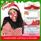 thumbnail image 5 of JM Pack de 50 mascarillas faciales desechables navideñas para mujeres y hombres adultos de 3 capas JM RV021031-00864SDJ, 5 of 5