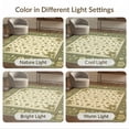 thumbnail image 7 of ODIKA 3'x5' Washable Accent Rug Pet Friendly, Non-Shedding Mat Vintage Currency Motif Funky Note Bold Border Collage Engraved for Bedside, Nursery Room, 7 of 7
