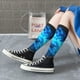 thumbnail image 5 of Fotbe Wolf Calcetas Divertidas Estampadas para Hombre y Mujer, Calcetas de Algodón hasta la Rodilla para Caminar, Correr, Enfermería y Embarazo, 5 of 6