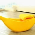 thumbnail image 3 of IKemiter Lit Mignon pour Chat en Forme de Banane Lit Doux pour Chaton Lapin Petits Chiens, 3 of 7