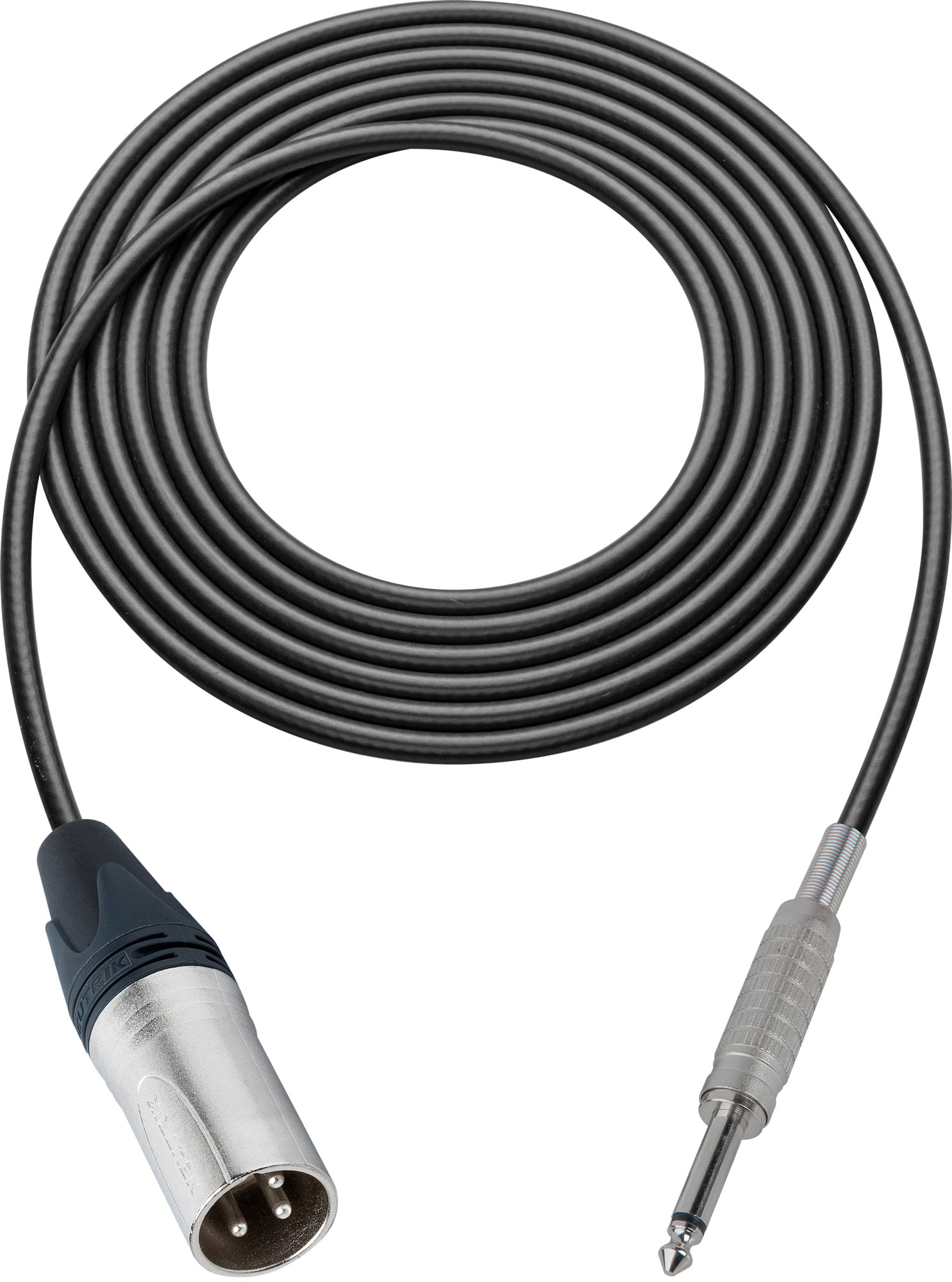 6.35mm stereo TRS plug to 2x 6.35mm male plug mono TS DIY signal Y Cable L-4E6S 