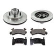 thumbnail image 1 of Front Brake Pad and Rotor Kit - Compatible with 1982 - 1987 Buick Regal 1983 1984 1985 1986, 1 of 2