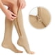 thumbnail image 3 of 2 pares de calcetines con cremallera en las piernas mangas de pantorrilla sin dedos para correr, 3 of 8