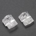 thumbnail image 3 of KAKOWELY 24 Pcs Pinces pour Mur Support de Miroir en Plastique Transparent Pince Vis et Ancre Montage Kit de Suspension de Miroir Moderne pour Garde-Robe (Type F),0,83"X0,63"X0,2 Pouces, 3 of 5