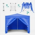thumbnail image 5 of 10x10 EZ Pop Up Canopy Outdoor Portable Party Folding Tent with 4 Removable Sidewalls + Carry Bag + 4pcs Weight Bag, 5 of 8