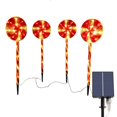 thumbnail image 5 of Solar Big Plate Lollipop Light Outdoor Waterproof LED Christmas Candy Light Holiday Decoration Lawn Light Atmosphere Light, 5 of 5