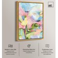 thumbnail image 2 of Blushing Promises Canvas Floral Abstract Art by Art Remedy, Gold Frame, 16 x 24, 2 of 7