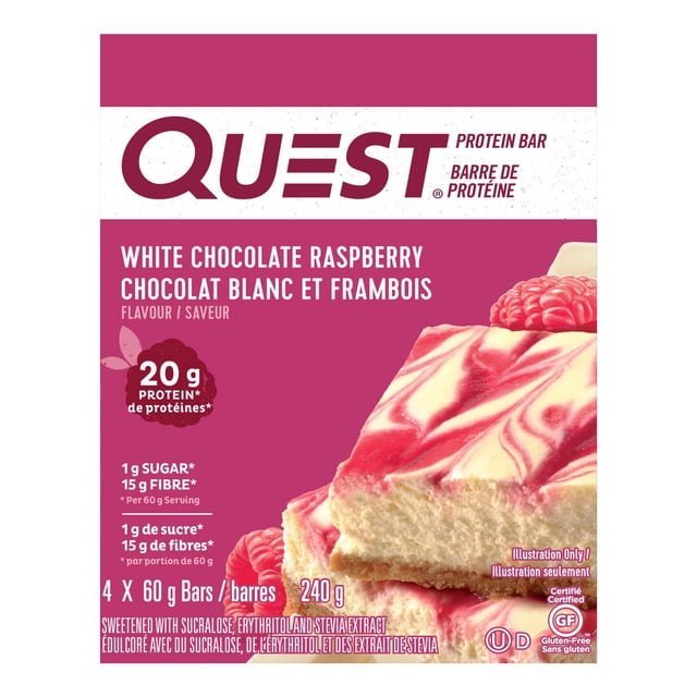Quest Chocolat Blanc et Framboise