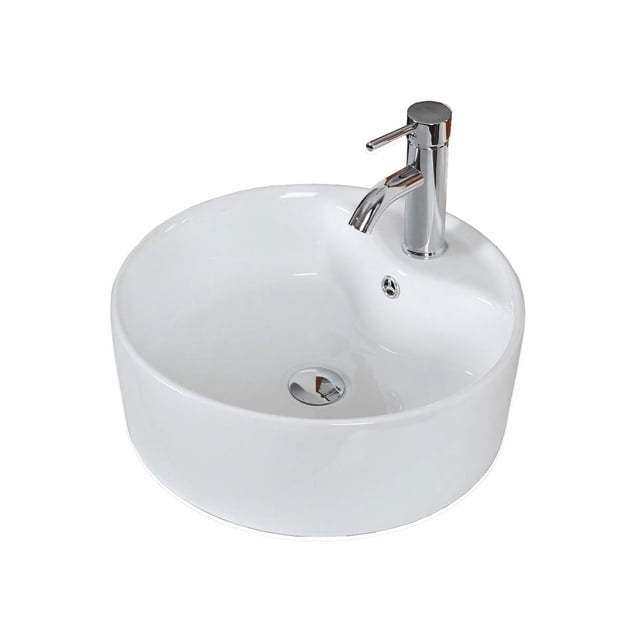 Esatto® Kit Rondó Paquete De Precio Mejorado Con Lavabo, Llave y Desagües Listo Para Instalar ESATTO ECONOKIT RONDO