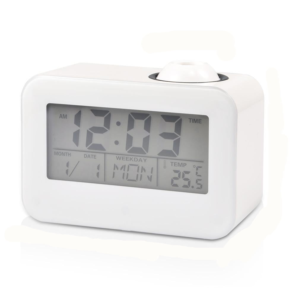 Walfront Projection Alarm Clock Lcd Display Alarm Clock