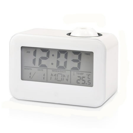 Walfront Projection Alarm Clock Lcd Display Alarm Clock