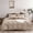 Beige, variant on Wellboo Black and White Checkerboard Plaid Comforter Set King Size Black White Grid Bedding Sets for Women Men Modern Geometric Room Decor