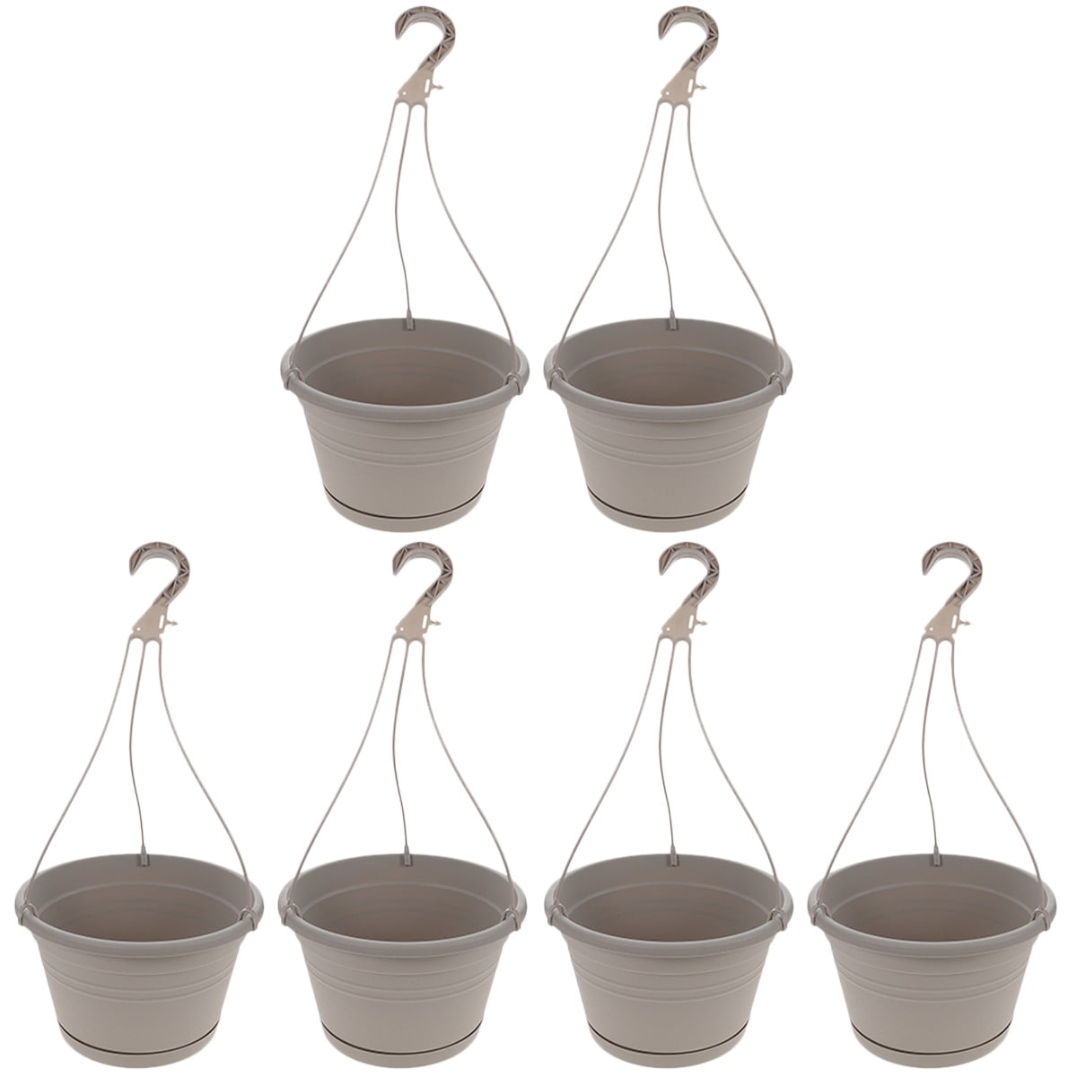 HOMEMAXS 6 pcs  Hanging Planter Pot Flower Hanging Basket Hanging Planter Decorative Flowerpot
