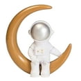 thumbnail image 4 of GENEMA Miniature Resin Astronaut Statue Mini Spaceman Sculpture Educational Toy for Home Bedroom Office Desktop Decoration Astronauts Model Figurine, 4 of 19