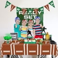 thumbnail image 5 of PIXHOTUL Football Party Decorations - 162 Pcs Football Party Supplies Including Football Plates, Napkins, Cups, Banner, Football Tablecloth for Game Day Sports Themed Birthday Party Supplies, 5 of 7