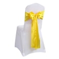thumbnail image 2 of Chair Ribbon Bow Strap Wedding Banquet Party Event Decoration Chair Bow Tie Chair Bow, 2 of 4
