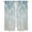 Blue, Teal, White, variant on Green Blue Geometric Kitchen Curtain for Berdoom Living Room Cafe 72 Inch Length, Modern Abstract Ombre Tiers Curtains Light Filtering Drapes Rod Pocket Window Treatment 2 Panels 52"Wx72"L