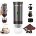 thumbnail image 1 of Travel Portable Coffee Machine,12V Rechargeable Espresso Coffee Maker and its Pouch For Camping and Car,Rapid Heating,Compatible with K-Cup Capsules a, 1 of 5