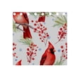 thumbnail image 5 of Red Birds Fruit Leaves Black Out Curtains Aesthetic for Bedroom Living Room Sliding Glass Doors Kitchen Windows 2 panels set, 5 of 5