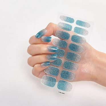 HAOSU Gel Nail Stickers With Uv Light Kit, Gel Nail Stickers, Gel Nail Stickers With Uv Light, Quinnas, Nails, Easy To Apply & Remov (U)