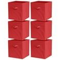 thumbnail image 1 of Liquidation! Beppter Rangement pour Textiles de Maison, Ensemble de 6 Bacs de Rangement Cubiques en Tissu Pliables 11, 1 of 9