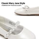 thumbnail image 4 of DREAM PAIRS Zapatos Mary Jane para Niña Pequeña en Marfil con Perlas y Strass, 4 of 8