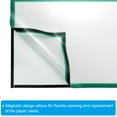 thumbnail image 3 of Uxcell 12.8" x 17.72" Magnetic Display Frame A3 Adhesive Magnetic Sign Holder Green 5 Pack, 3 of 6