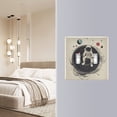 thumbnail image 4 of Yayeee Toggle Light Switch Wall Plate 3-Gang 6.37"x4.48" Decorative Outlet Cover, Beige Astronaut Space, 4 of 7