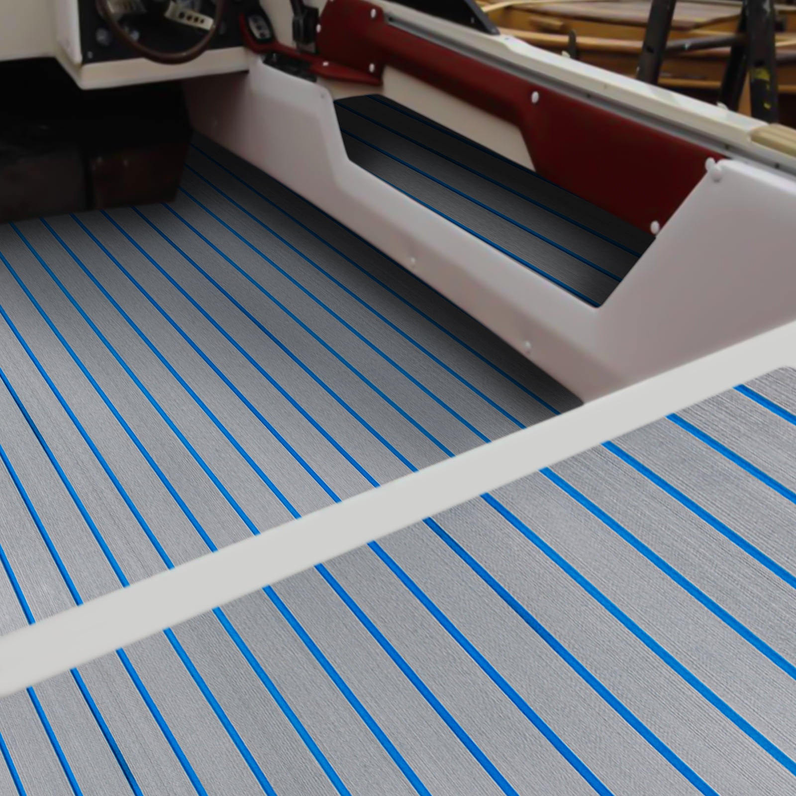 Non-Skid Mat Boat Flooring Mat Boat Non-Skid Carpet Boat Flooring Decking Sheet Non-Slip Carpet  for Motorboat Yacht Kayak Surfboard Deckinging