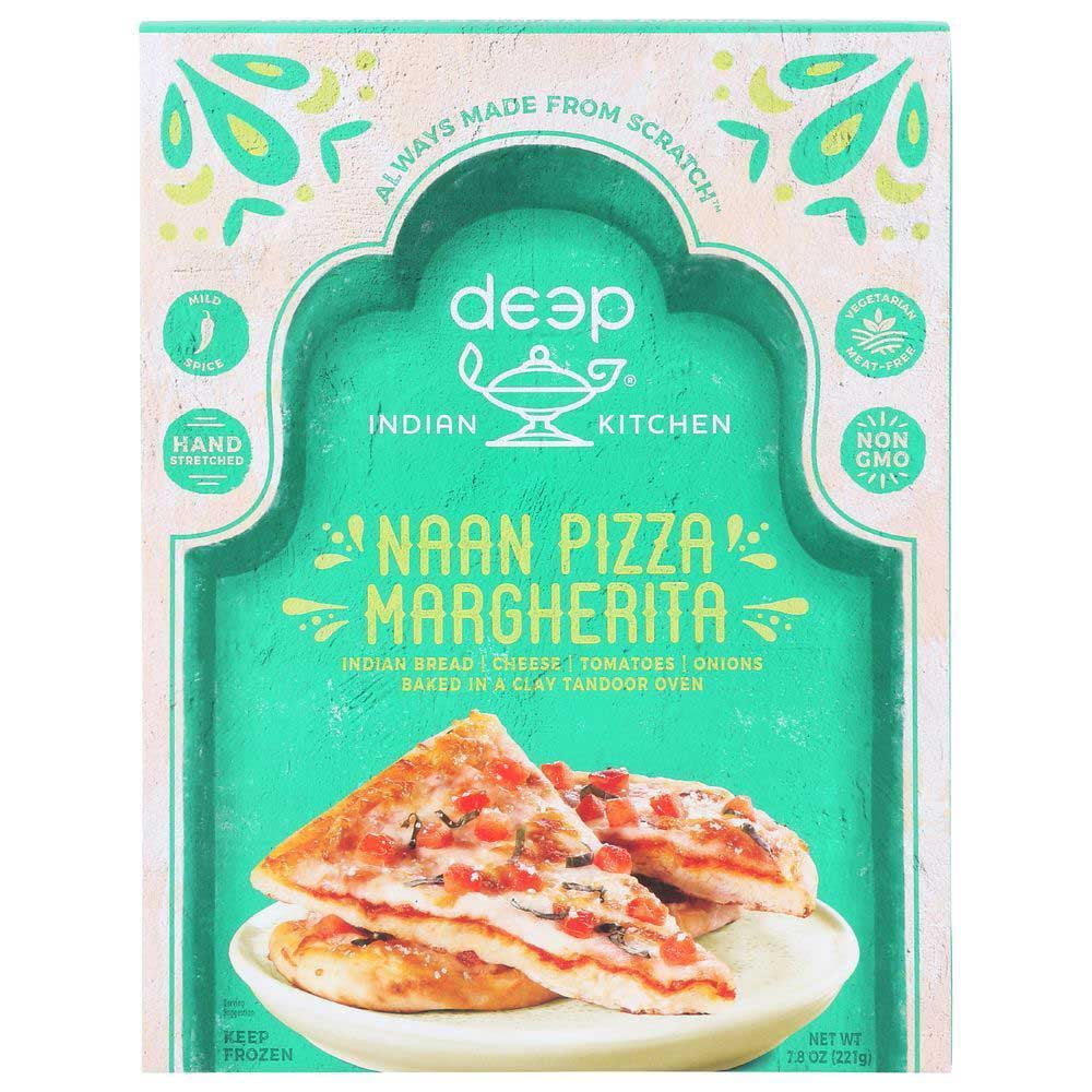 Deep Indian Kitchen Margherita Naan Pizza, 7.8 Ounce -- 12 per case.
