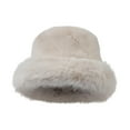thumbnail image 2 of Milageto Winter Bucket Hat Cute Cossack Hat Russian Hat for Motorcycle Hiking Cycling Beige, 2 of 6