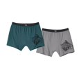 thumbnail image 1 of Atlas For Men - Pantalones Cortos Cuadrados de Elástico para Hombre - Pack de 2 (Verde, Gris), 1 of 3