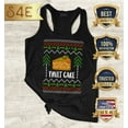 thumbnail image 2 of S4E Women's Fruit Cake Christmas Holiday Racerback Slim Fit X-Small Black, 2 of 4