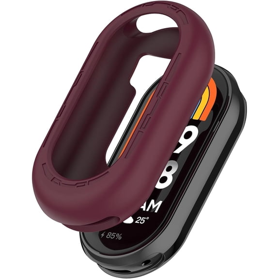 XiHAMA Silicone Case Compatible with Xiaomi Smart Band 10 9  8Protective Cover, Flexible Silicone Case Scratch Resistant Cover Protective Case for Xiaomi Smart Band 10 9 8