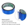 thumbnail image 3 of Uxcell Blue Metalized Tape 0.7" x 55 Yards Decor Tape for Detailing Accent Wall Graphic Arts, 3 of 5
