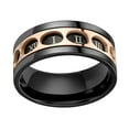 thumbnail image 2 of Anillos giratorios de acero inoxidable Salvador para hombres números giratorios Talla 8 9 10 11, 2 of 5