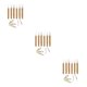 thumbnail image 2 of Billuyoard 11x Crochet Needle Hooks Bamboo Handle Knit Hair Braiding Making Dreadlock Type1 NO1, 2 of 6