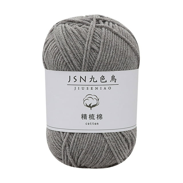 4 Strands Of Combed Milk Cotton Thread Diy Doll Cotton Crochet Thread Wool Ball