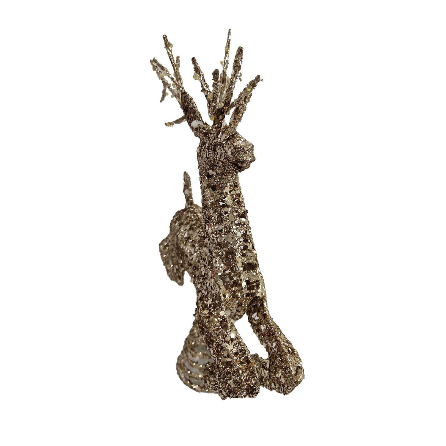 Holiday Time 11.5" Deer Christmas Tree Toppers with LED Micro Lights