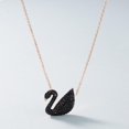 thumbnail image 1 of Joyería de titanio chapado en oro de 18 quilates Premium modelo Blackswan - 010,028,005, 1 of 4