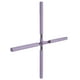 thumbnail image 3 of 2 bastones de entrenamiento de postura extraíbles con hebilla fija, soporte para espalda suave para adultos y niños, color morado, 3 of 14