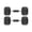 10 lb, Pair, variant on HANDBODE 17.5 lb Hex Rubber Dumbbells, Non-Slip Handle, Strength Training Home Weights